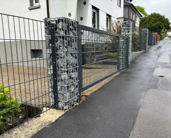 Gabionen und Steinzäune in Saarland - fachgerechte Ausführung vor Ort